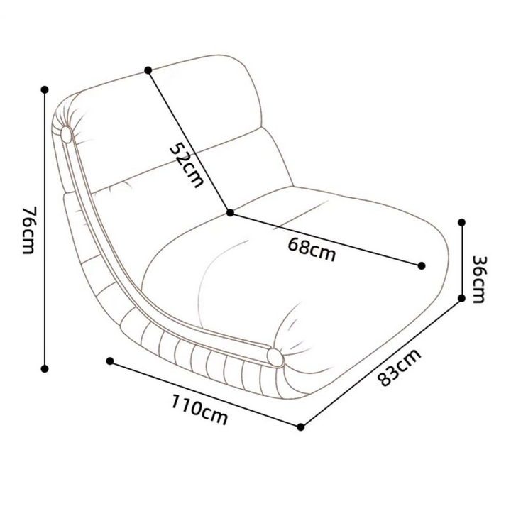 AARON Modern Lounge Chair - Radical Homes Singapore