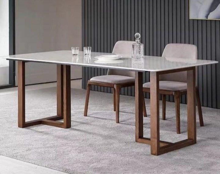 BERTOLINO Modern Marble Dining Table - Radical Homes Singapore
