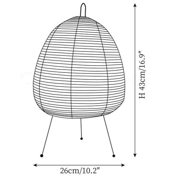 AKARI 1A Table Lamp - Radical Homes Singapore