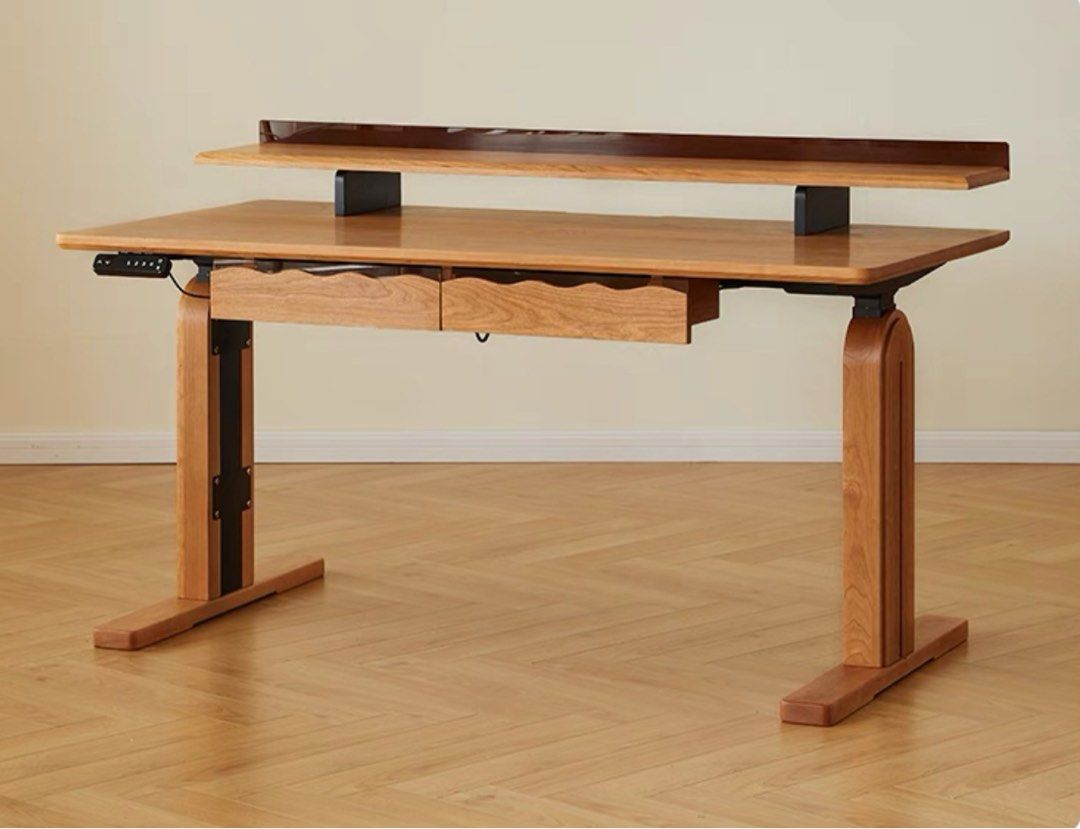 MALCOLM Electric Adjustable Height Study Table - Radical Homes Singapore