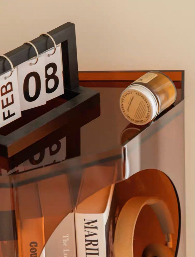 DYLAN Modern Acrylic Bookshelf - Radical Homes Singapore