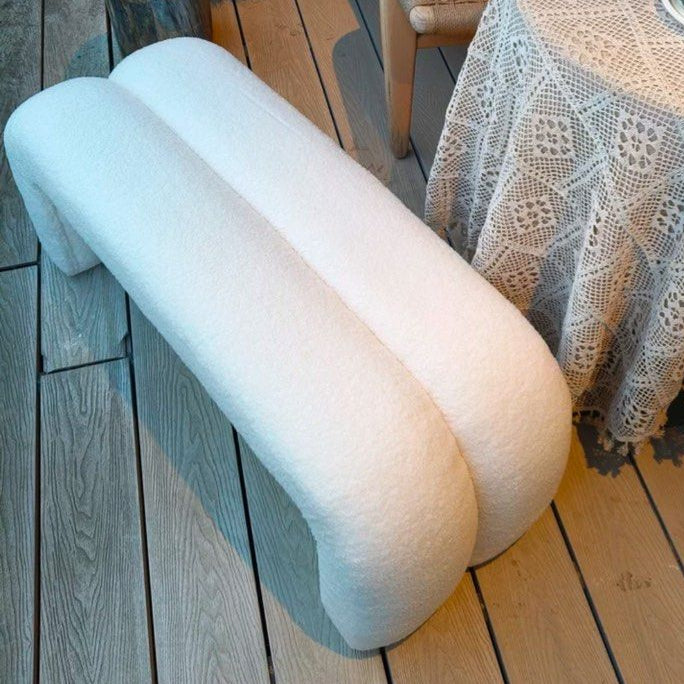 DYXTON Modern Boucle Bench - Radical Homes Singapore