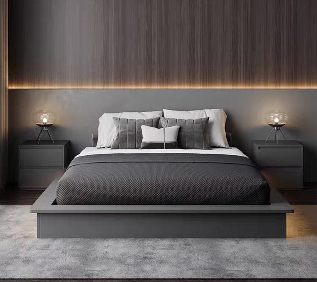 EFFELA Modern LED Bedframe - Radical Homes Singapore