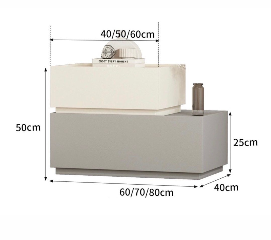 EIDEN Modern Bedside Table - Radical Homes Singapore