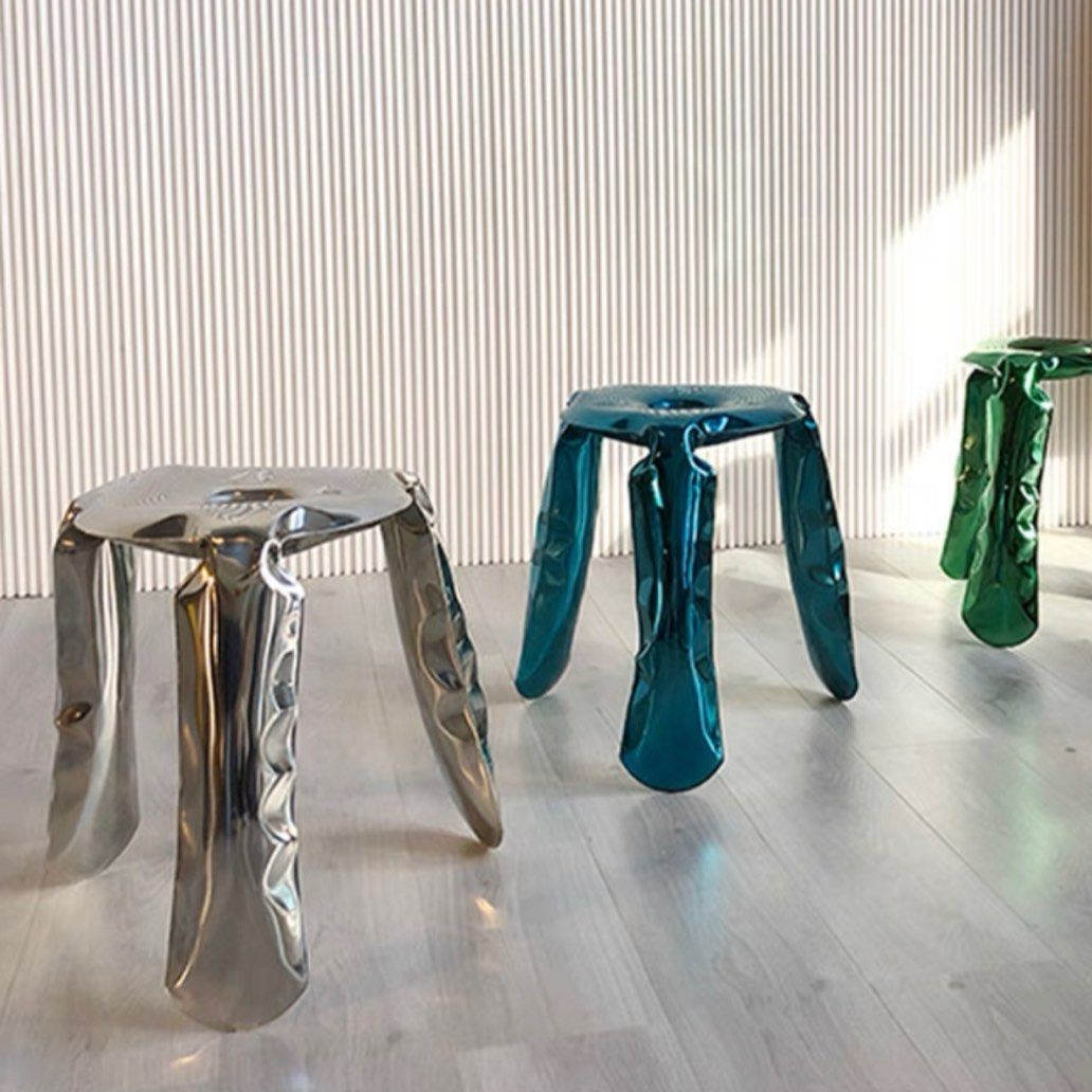 UMBRA Abstract Stainless Steel Stool - Cassa Haus Singapore