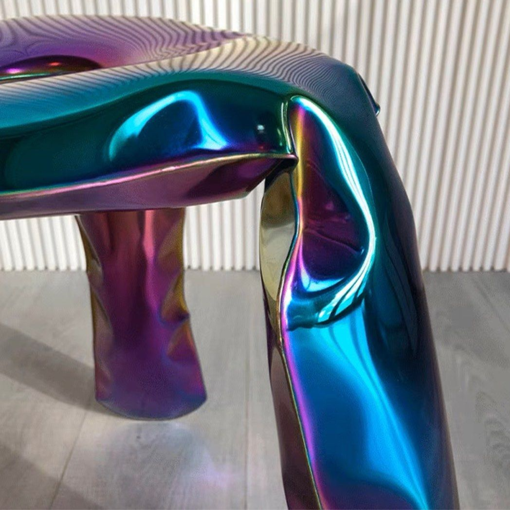 UMBRA Abstract Stainless Steel Stool - Cassa Haus Singapore
