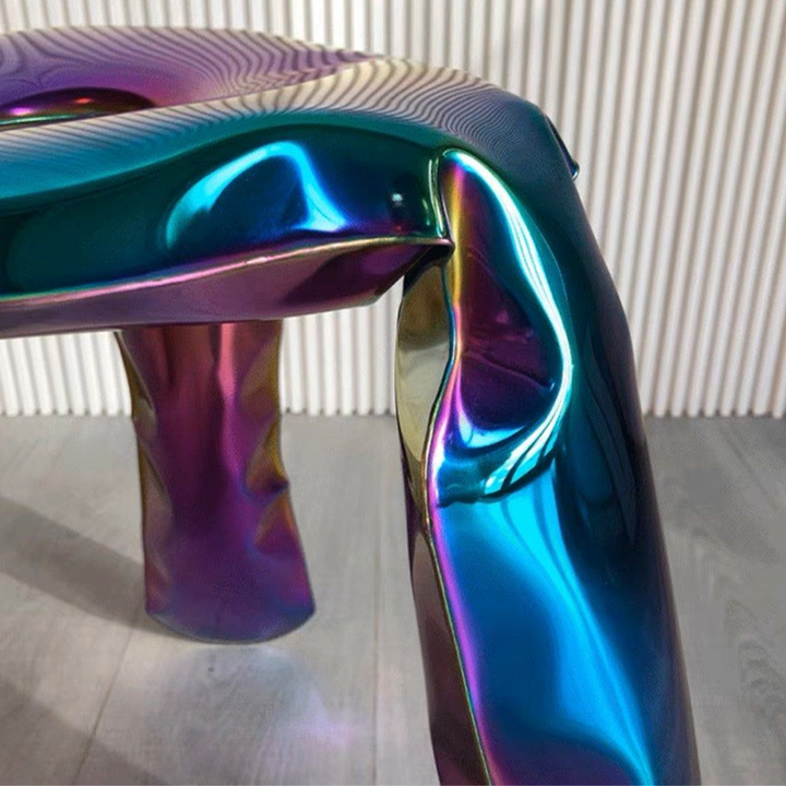 UMBRA Abstract Stainless Steel Stool - Cassa Haus Singapore
