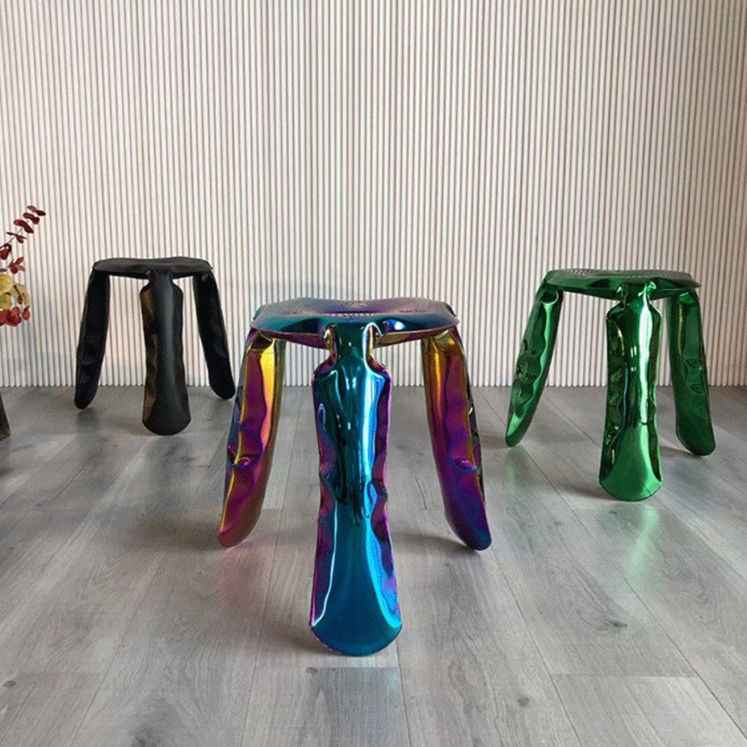 UMBRA Abstract Stainless Steel Stool - Cassa Haus Singapore
