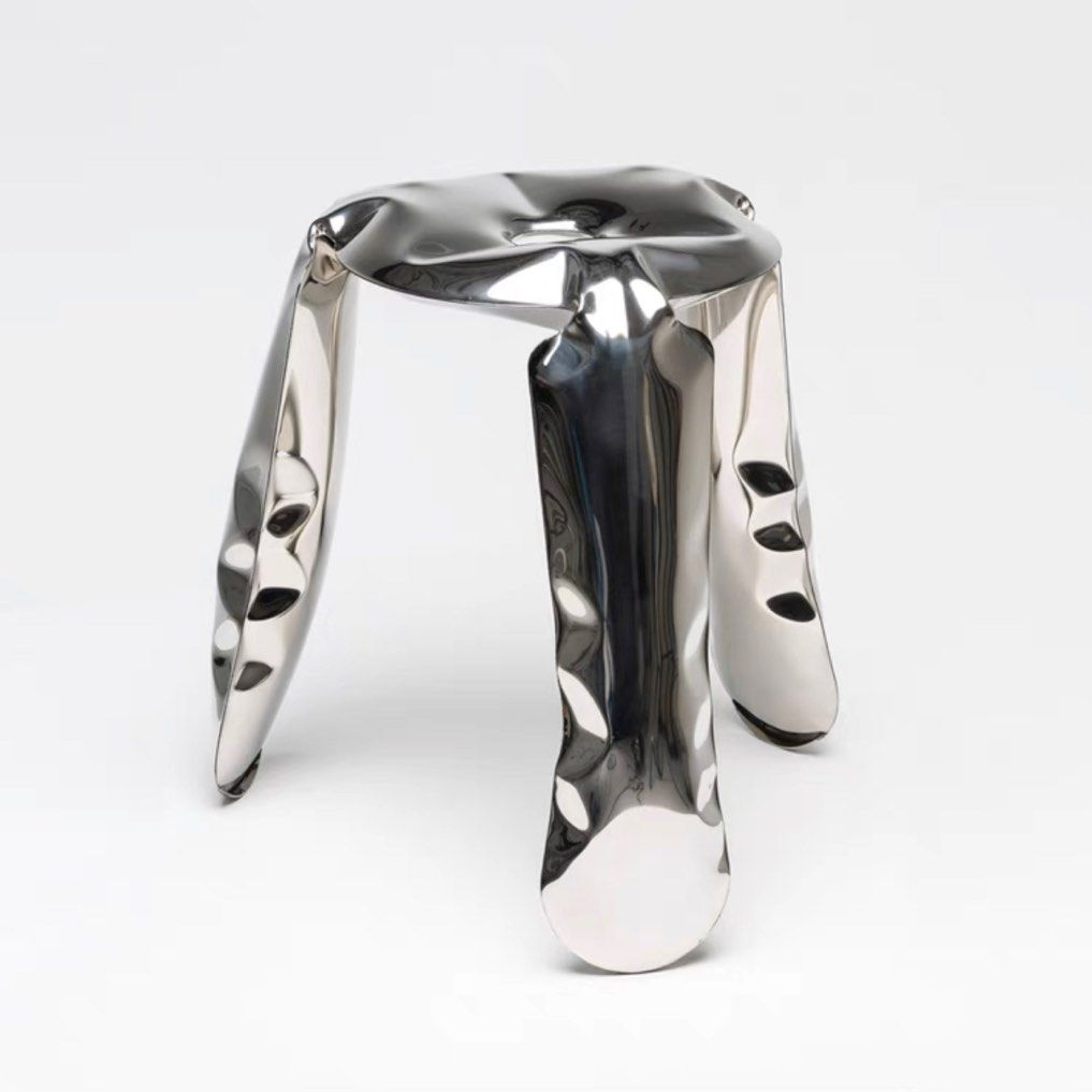 UMBRA Abstract Stainless Steel Stool - Cassa Haus Singapore