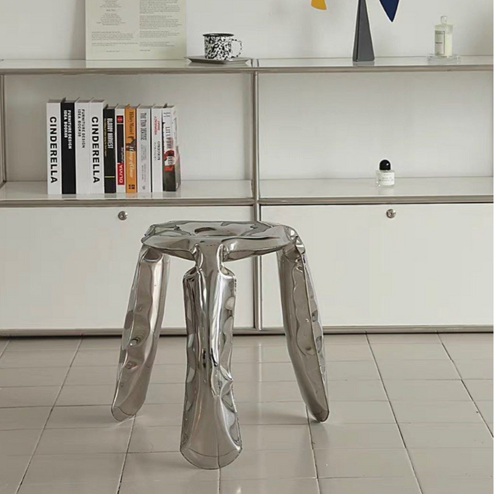 UMBRA Abstract Stainless Steel Stool - Cassa Haus Singapore
