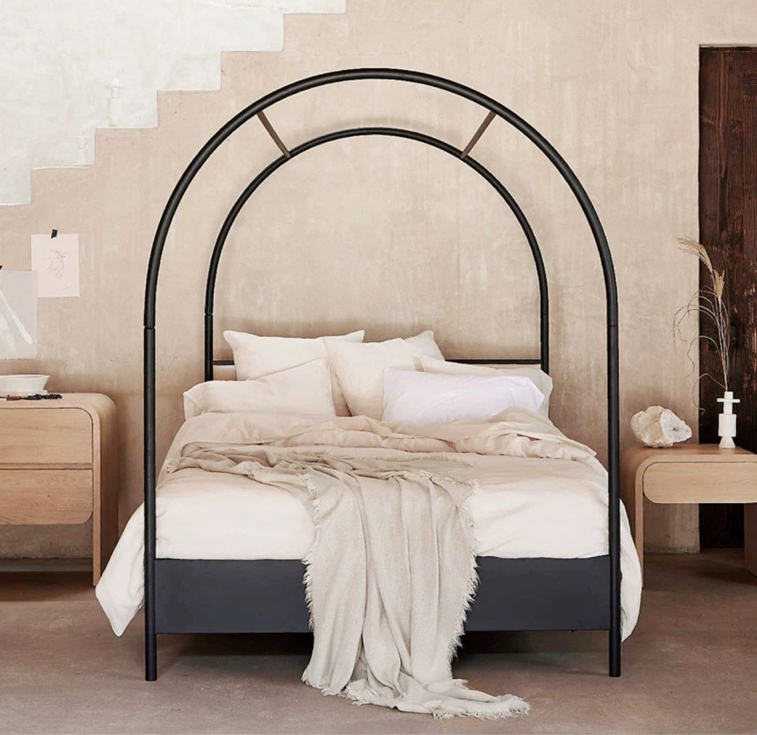 ELELA Modern Canopy Bedframe - Radical Homes Singapore
