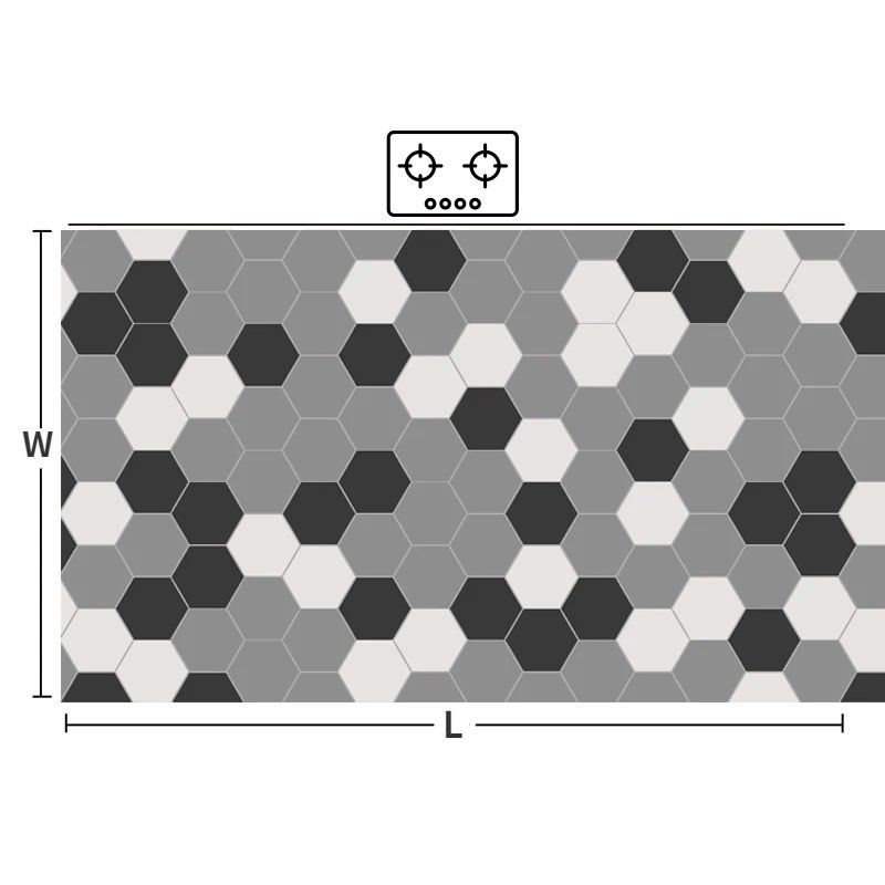 ELEMENT Hexagon Kitchen Mat - Radical Homes Singapore