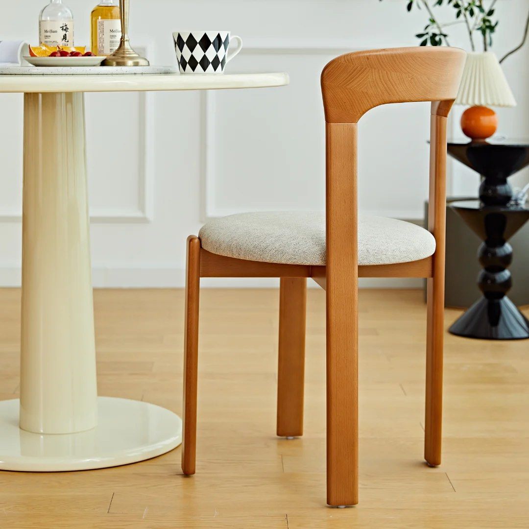 MALGUS Solid Wood Dining Chair (Set of 2) - Radical Homes Singapore