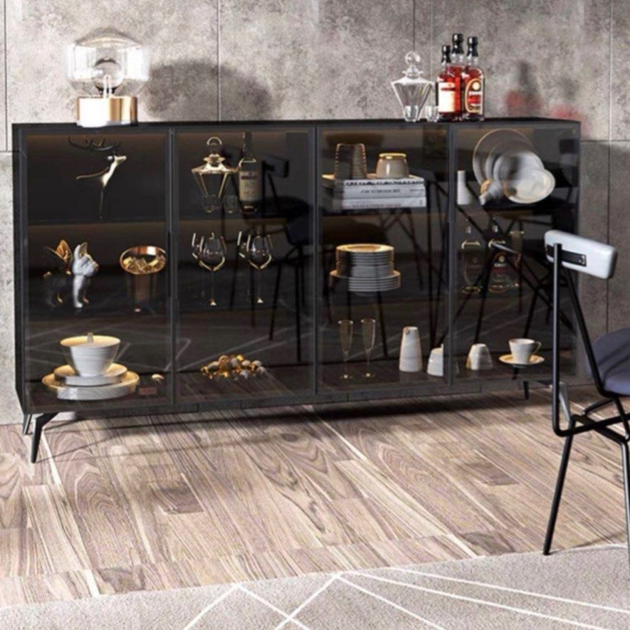 CRYVELL Modern Glass Sideboard