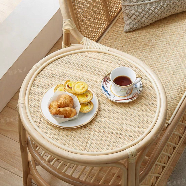 TAMSYN Japandi Rattan Bench - Radical Homes Singapore