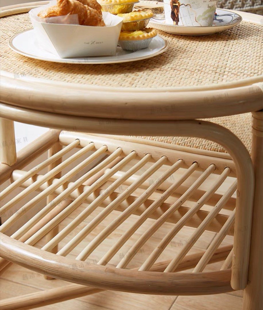 TAMSYN Japandi Rattan Bench - Radical Homes Singapore