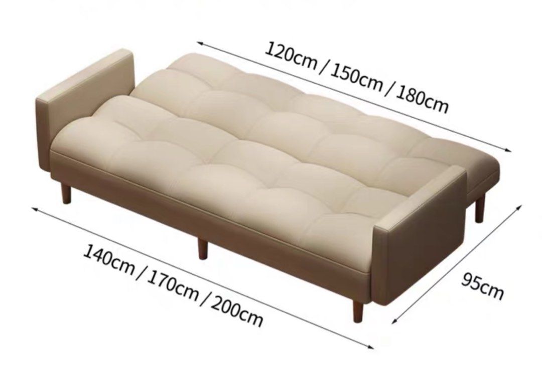 SERLUNA Modern Sofa Bed - Radical Homes Singapore