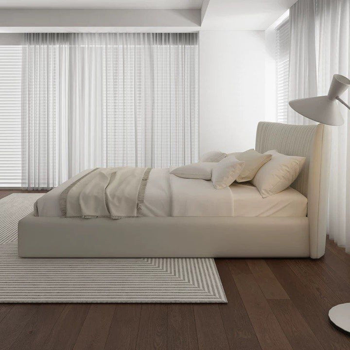 EOSE Modern Leather Bedframe - Radical Homes Singapore
