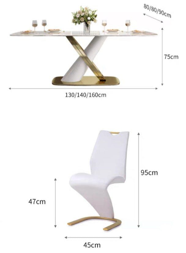 CHARRON Modern Dining Table - Radical Homes Singapore