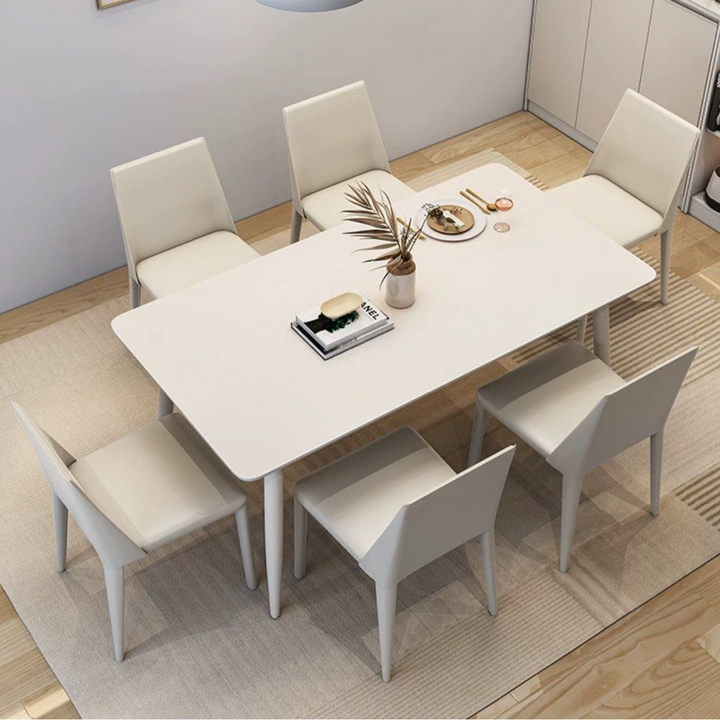 SPENCE Modern Sintered Stone Dining Table Set - Radical Homes Singapore