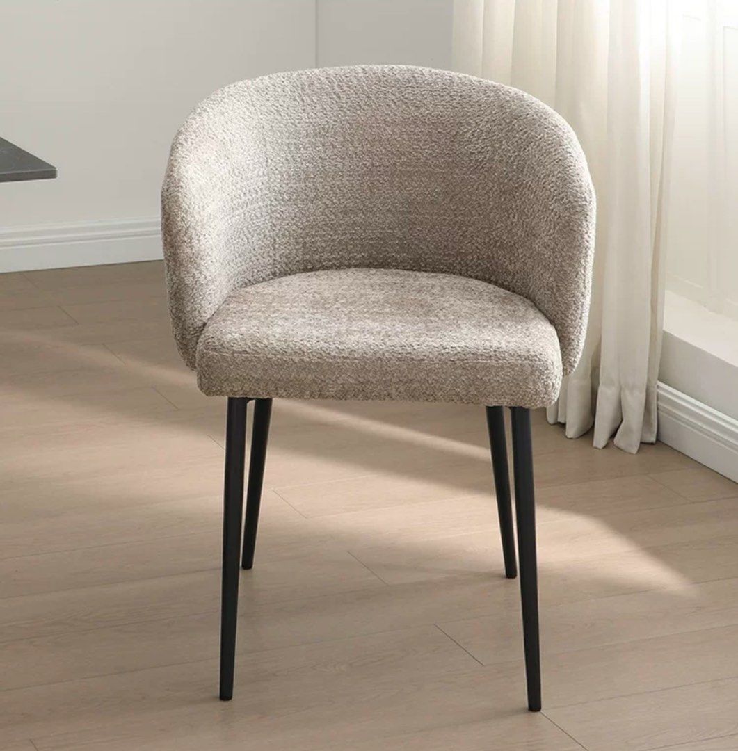 TARRON Modern Fabric Dining Chair - Radical Homes Singapore