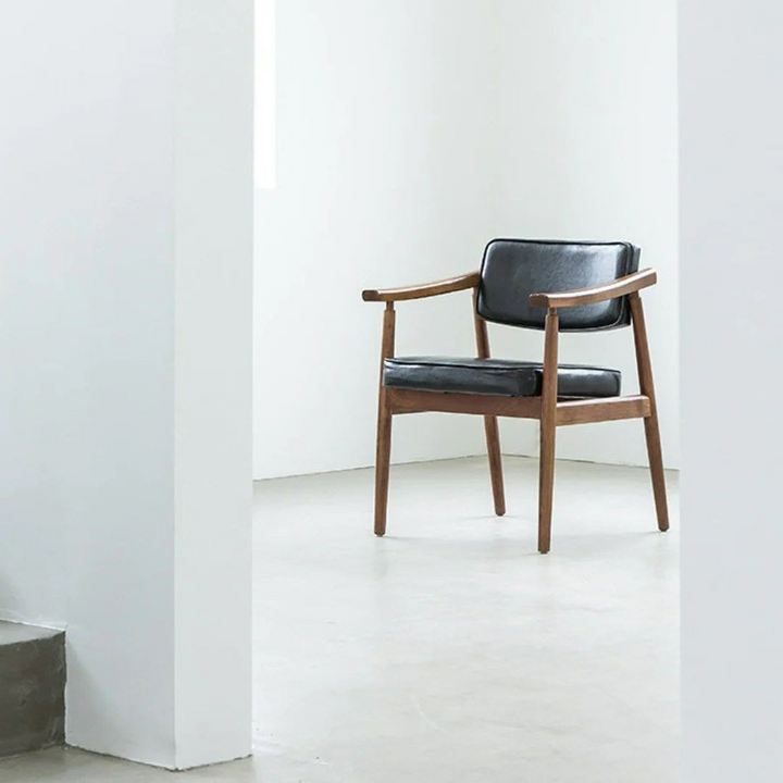 BLYTHE Upholstered Solid Wood Armchair - Cassa Haus Singapore