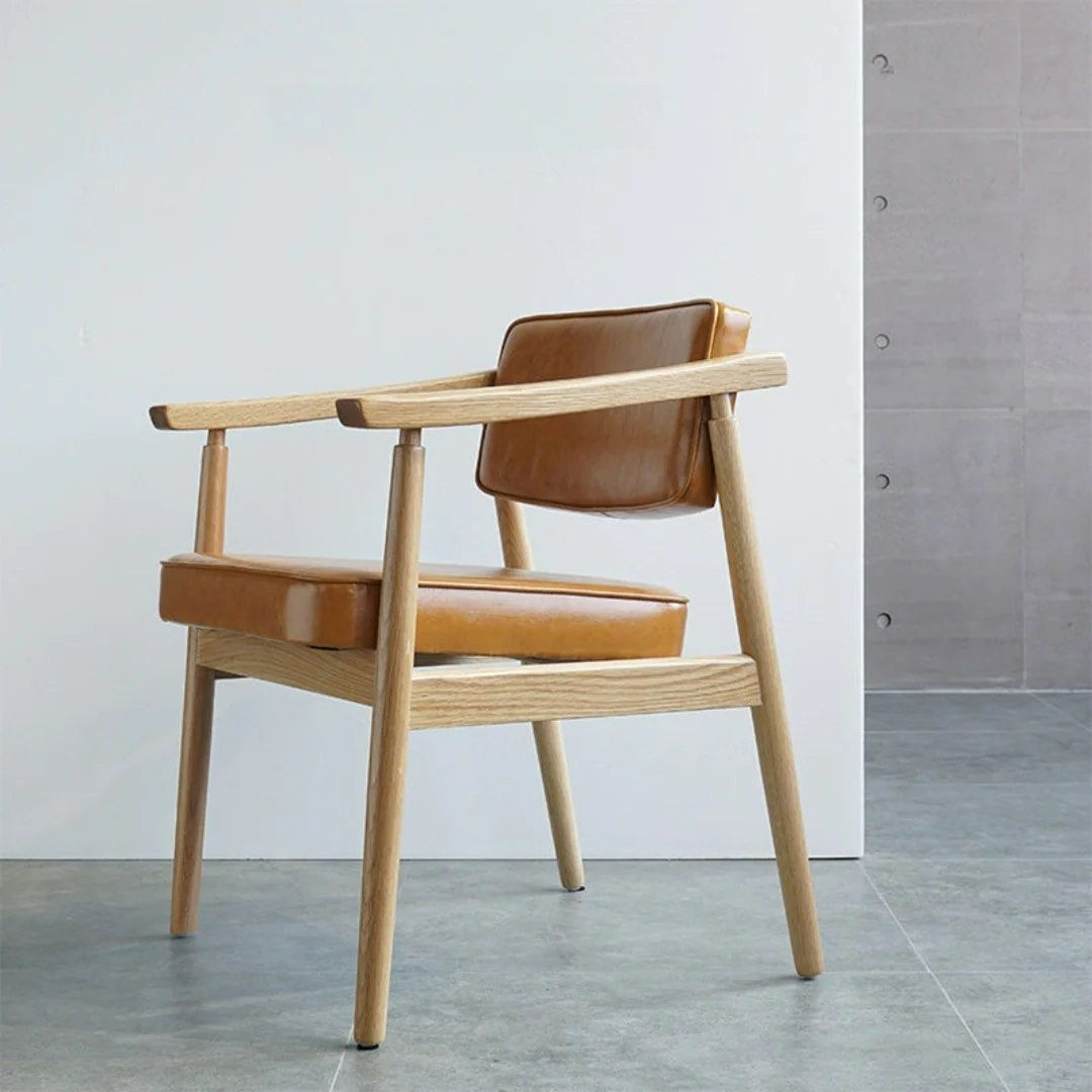 BLYTHE Upholstered Solid Wood Armchair - Cassa Haus Singapore
