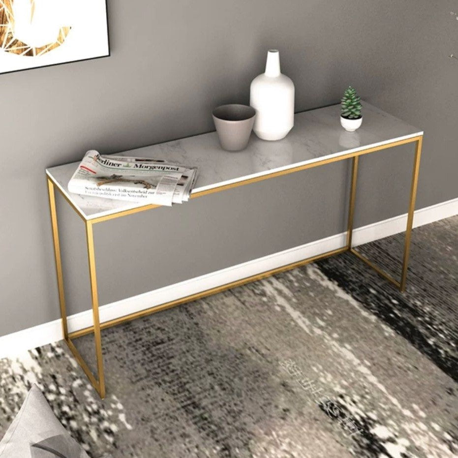 ELDRED Marble Console Table - Radical Homes Singapore