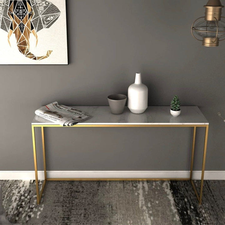 ELDRED Marble Console Table - Radical Homes Singapore