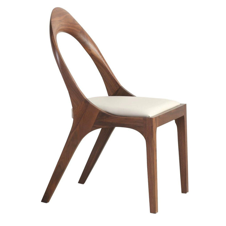 DANVERS Modern Walnut Wood Dining Chair - Radical Homes Singapore