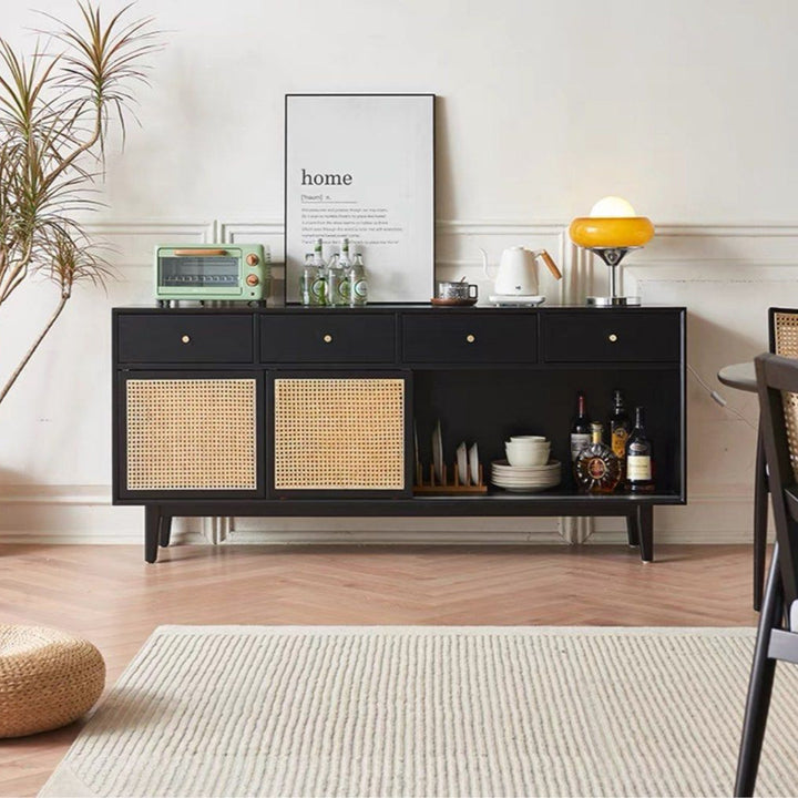 TROZE Rustic Rattan Sideboard - Radical Homes Singapore