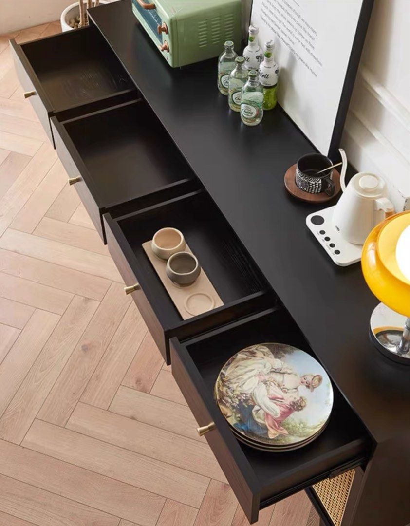 TROZE Rustic Rattan Sideboard - Radical Homes Singapore