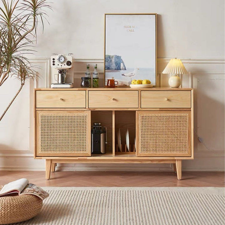 TROZE Rustic Rattan Sideboard - Radical Homes Singapore