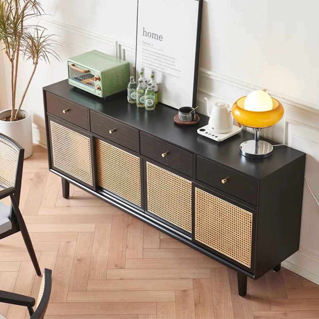 TROZE Rustic Rattan Sideboard - Radical Homes Singapore