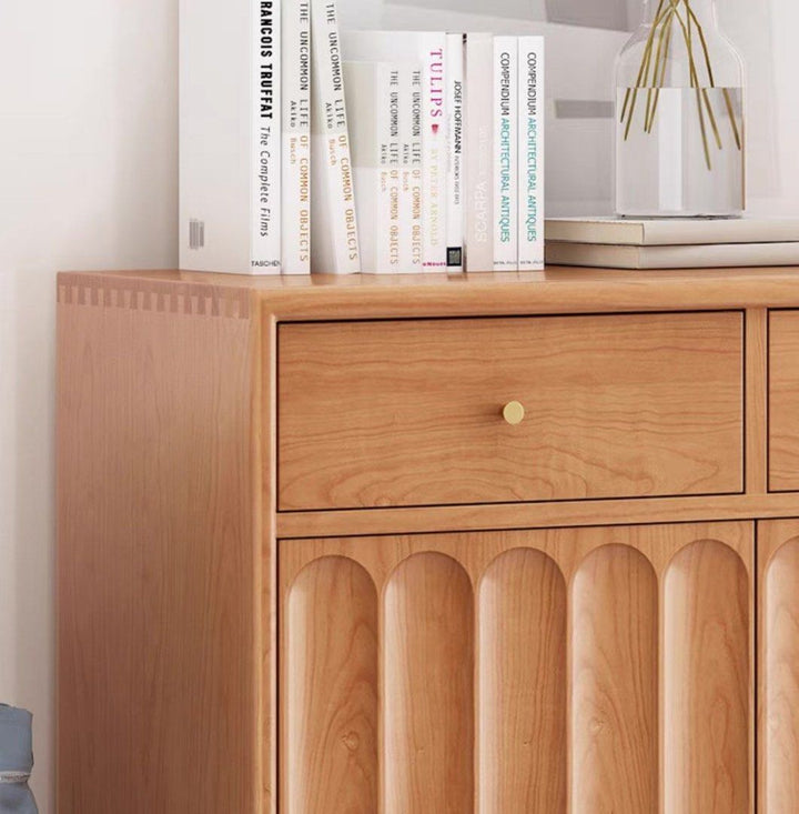 EURON Japandi Solid Wood Shoe Cabinet - Radical Homes Singapore