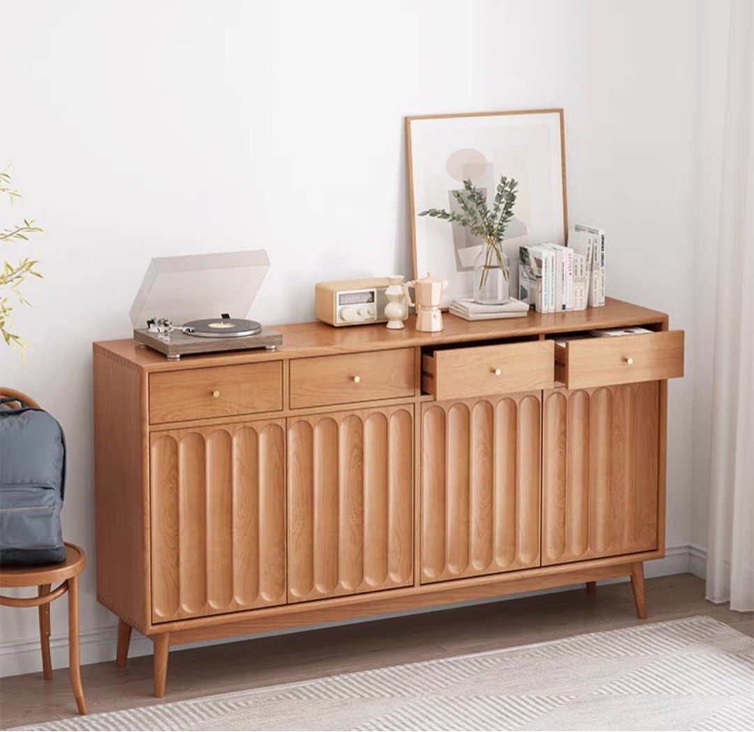 EURON Japandi Solid Wood Shoe Cabinet - Radical Homes Singapore
