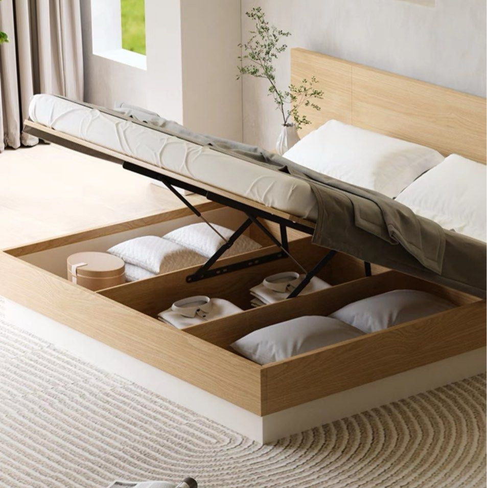 EUTROS Modern Oak Bedframe - Radical Homes Singapore