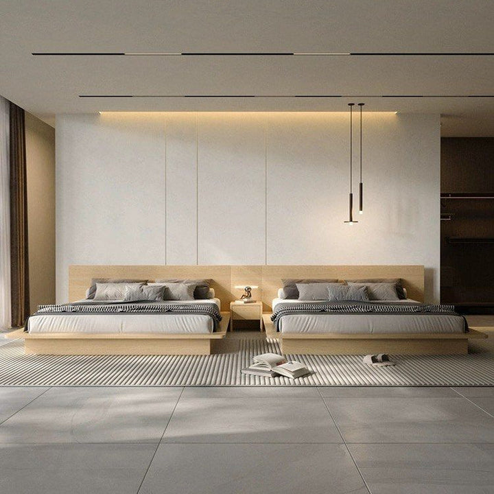 EUTROS Modern Oak Bedframe - Radical Homes Singapore
