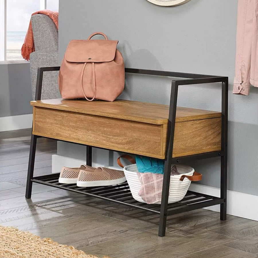 EVEREST Industrial Shoe Cabinet Storage Bench - Radical Homes Singapore