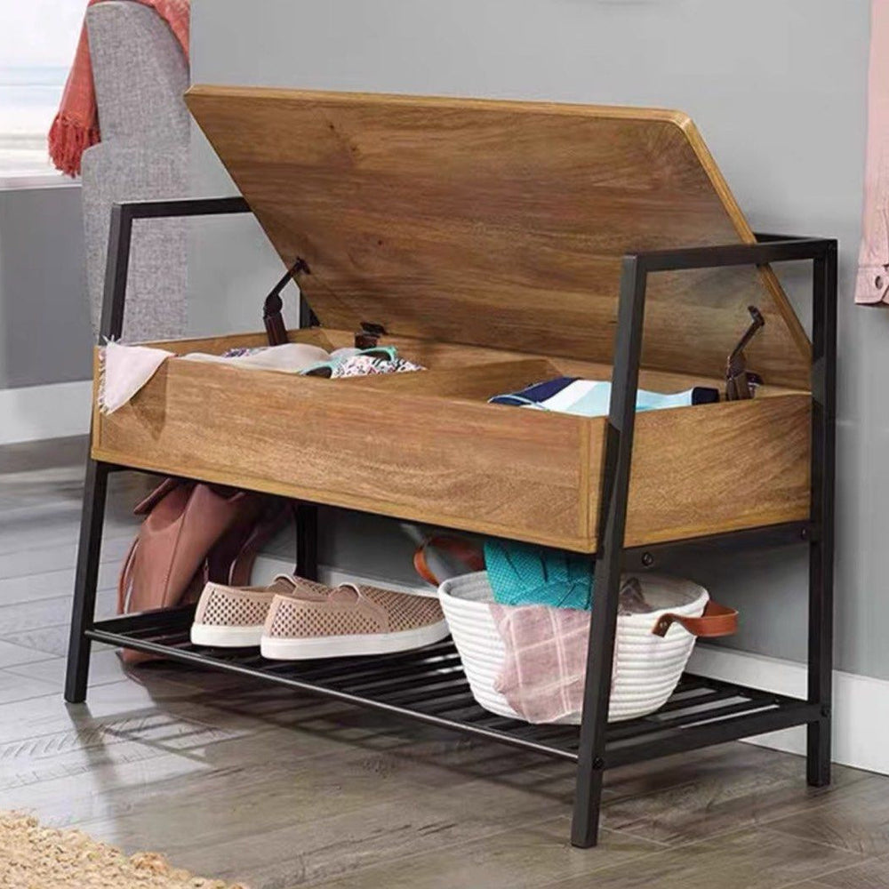 EVEREST Industrial Shoe Cabinet Storage Bench - Radical Homes Singapore
