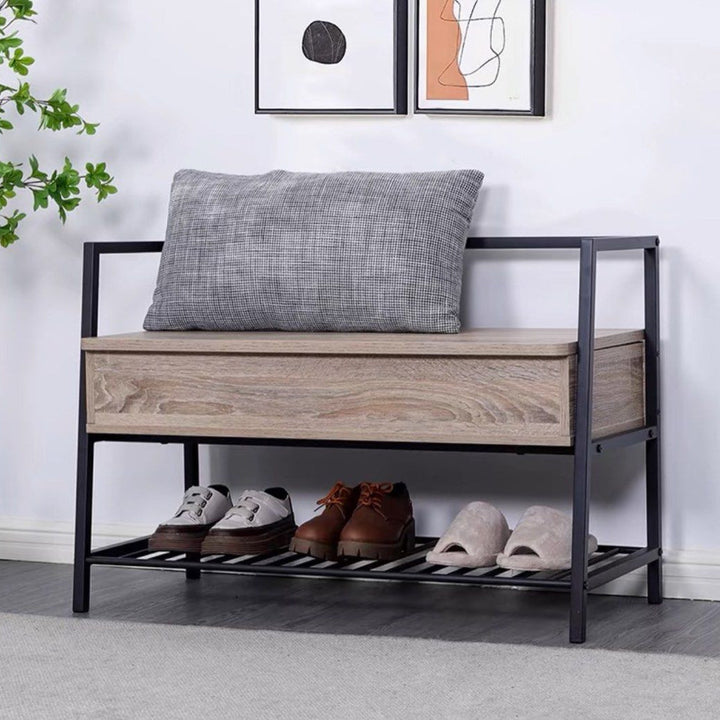 VARNEL Industrial Shoe Cabinet Storage Bench - Cassa Haus Singapore