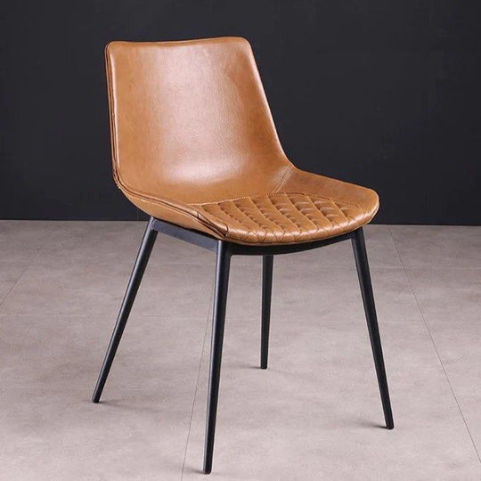 FALVEN Leather Dining Chair (set of 2) - Cassa Haus Singapore