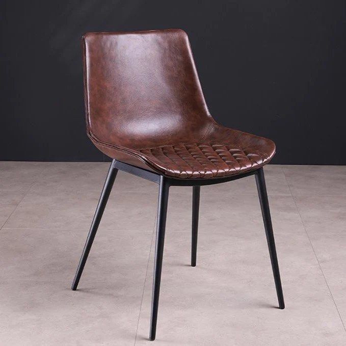 FALVEN Leather Dining Chair (set of 2) - Cassa Haus Singapore
