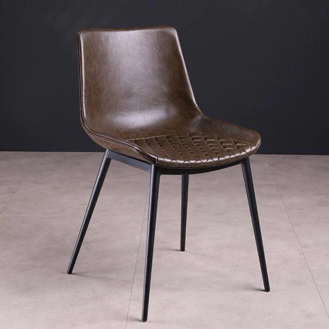 FALVEN Leather Dining Chair (set of 2) - Cassa Haus Singapore