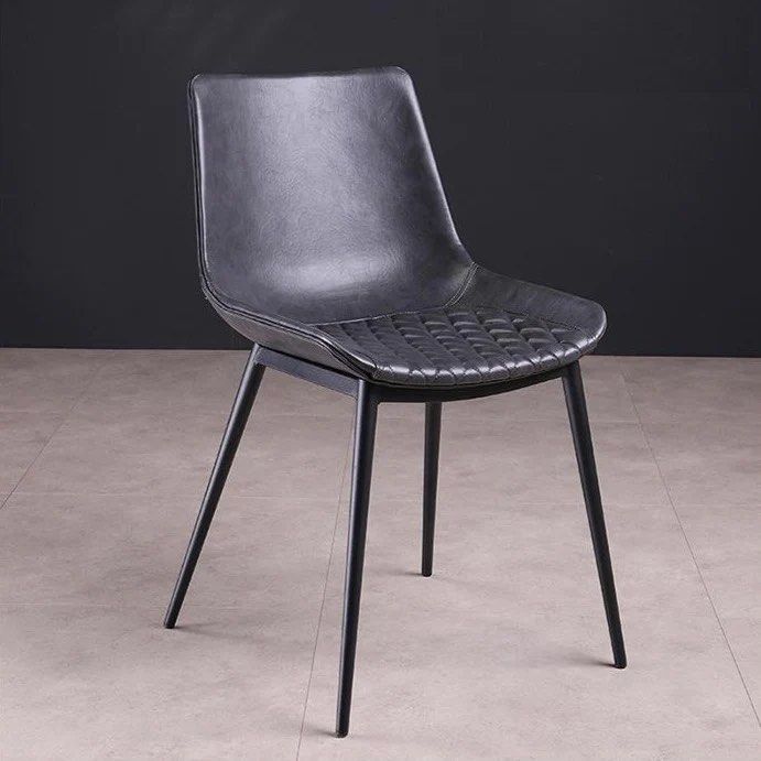 FALVEN Leather Dining Chair (set of 2) - Cassa Haus Singapore