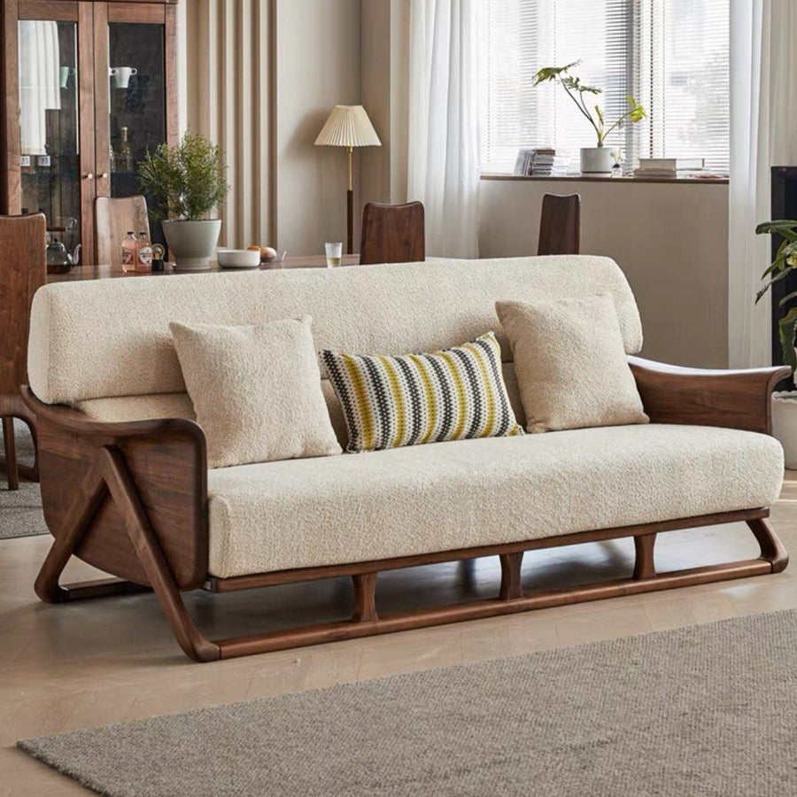 VERNISCA Rustic Fabric Sofa - Radical Homes Singapore