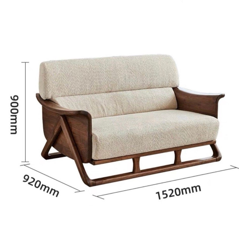 VERNISCA Rustic Fabric Sofa - Radical Homes Singapore