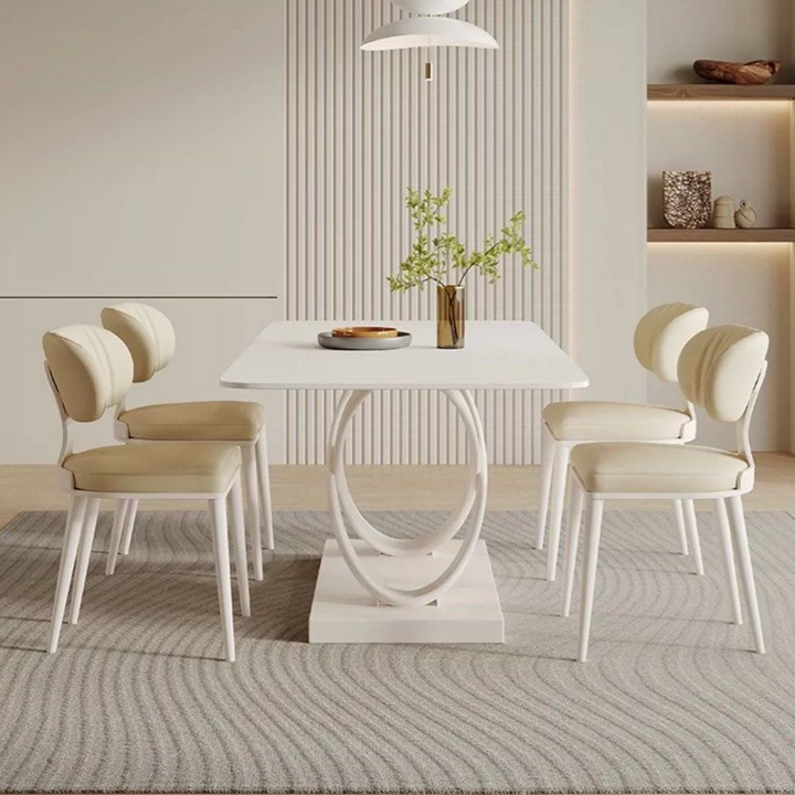 THURMAN Modern Sintered Stone Dining Table - Radical Homes Singapore