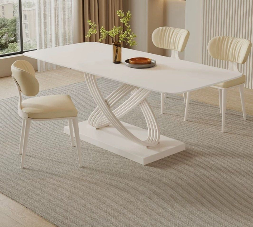 THURMAN Modern Sintered Stone Dining Table - Radical Homes Singapore