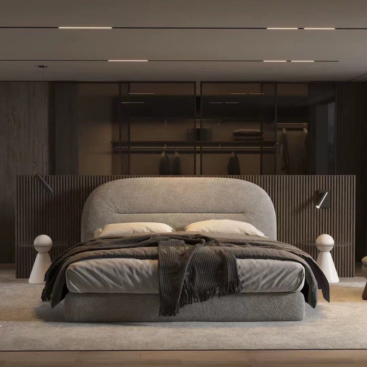 FAITHA Modern Fabric Bedframe - Radical Homes Singapore